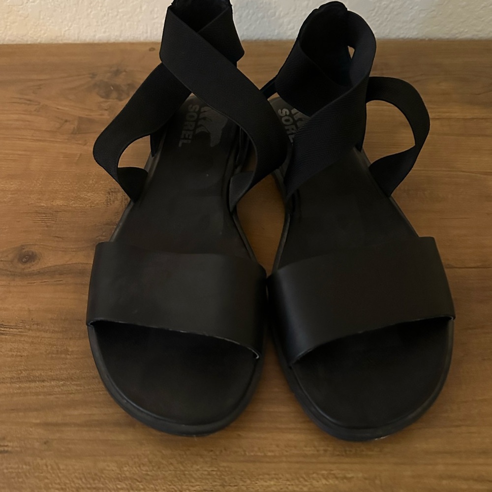 Sorel Black Women's Sandals